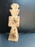 Prosfora prescura veche romaneasca pistornic religie ortodoxa crestinism sfintire crucifix