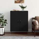 vidaXL Servantă, negru, 69,5x34x90 cm, lemn compozit