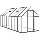 Cumpara ieftin Sere cu cadru de baza, antracit, 445x169x195 cm, aluminiu