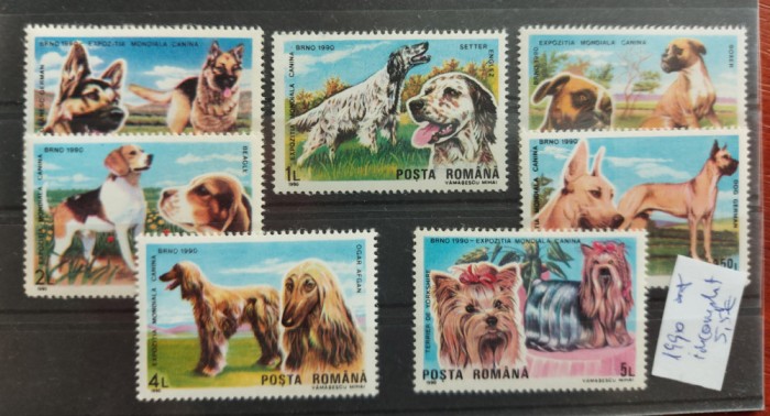 TS21 - Timbre serie - Romania 1990 incomplet nestampilat