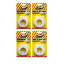 Set 4 bucati banda dublu adeziva buretata 19 mm x 2.3 m, Jip