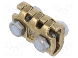 Conector terminal cu șurub drept pe cablu BM GROUP M6 6-16 mm&sup2; alamă