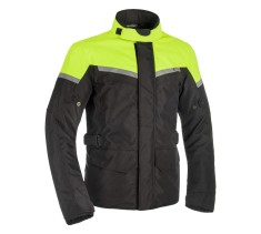 MBS Geaca textila impermeabila Oxford Spartan, versiune lunga, negru/fluo, 2XL, Cod Produs: SM2101022XLOX foto