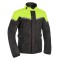 MBS Geaca textila impermeabila Oxford Spartan, versiune lunga, negru/galben-fluo, M, Cod Produs: SM210102MOX
