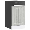 VidaXL Panou pentru mașină de spălat vase &bdquo;Lucca&rdquo; Lemn Sonoma gri 853893