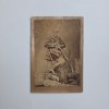 Fotografie de colectie Cabinet, Fotograf anonim, Soldat incarcandu-si pusca cu munitie, Razboiul Civil American 1861-1865, Militaria, SUA, America