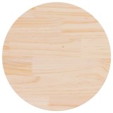 vidaXL Blat de masă, &Oslash;60x2,5 cm, lemn masiv de pin