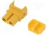 Conector alimentare DC, 500V, 2 pini, seria XT30, {{Dimensiune pin}}. AMASS - XT30ULW-F