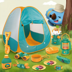 Set camping exterior/interior pentru copii, 19 piese, pentru 1-2 copii mici foto