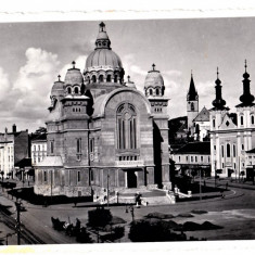 Targu Mures Catedrala ortodoxa+biserica catolica,centru cu birje,animata,c.1938