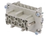 Conector HDC EPIC H-BVE 5+5 PE Mamă
