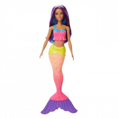 Papusa barbie sirena, 32 cm, multicolor foto