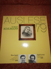 Auslese 79 Schumann Dinu Lipatti Karajan David Levine 1979 Ger vinil vinyl foto