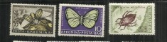 ROMANIA 1956 - INSECTE DAUNATOARE, MNH - LP. 413