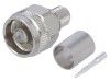 Mufă N Tată Drept 50&Omega; PTFE Argintat RG213 Crimpat