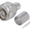 Mufă N Tată Drept 50&Omega; PTFE Argintat RG213 Crimpat