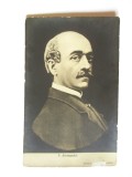 Vasile Alecsandri carte postala foto necirculata colectia scriitori romani,depozitul Scharaga circa 1900
