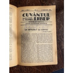 Revista Cuvantul Liber 1924