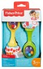Fisher Price Set 2 Zornaitoare Maracas Bebelusi 0-36 luni, Jucarie educativa, Plus/Plastic, Baieti/Fete