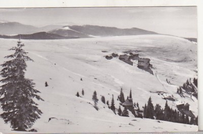 bnk cp Cabane din complexul turistic Muntele Mic - Vedere - necirculata foto