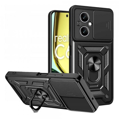 Husa pentru Realme C67 4G, Techsuit, CamShield, Neagra foto