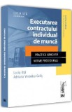 Executarea contractului individual de munca - Lucia Uta, Adriana Veronica Galis