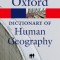 A Dictionary of Human Geography