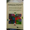 Phenomenologie de la perception - Merleau-Ponty, Gallimard, Franceza, Filosofie, 531 pagini