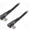 Cablu USB 2.0 USB C 1,5m 100W VENTION &icirc;n unghi
