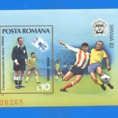 ROMANIA 1981. LP 1048. Campionatul Mondial de Fotbal Spania.