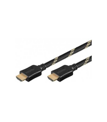 Cablu Hdmi 1.5m 2.0v Ethernet 3D manta bumbac Goobay foto
