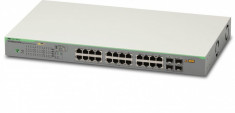 Switch allied telesis gs950 24 porturi gigabit 4 porturi sfp combo 24 porturi poe/12 porturi foto