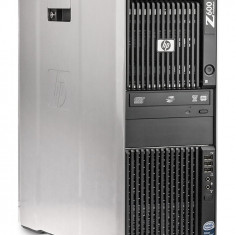 Workstation HP Z600, 2 x Intel Xeon Quad Core E5520 2.26GHz-2.53GHz, 8GB DDR3 ECC, 500GB SATA, DVD-ROM, Placa video AMD Radeon HD 7470/1GB NewTechnolo