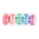Set 5 Radiere Parfumate Macarons Ooly, Puzzle, Miros Vanilie, Diametru 4.5cm, Papetarie Birotica