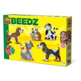 Set creativ pentru copii cu 2200 margele de calcat Animale Beedz