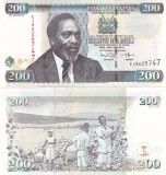 Kenya 200 Shiling 2010 UNC