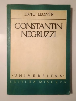 Liviu Leonte - Constantin Negruzzi foto
