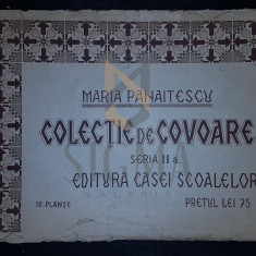 PANAITESCU MARIA, COLECTIE DE COVOARE (SERIA a-II-a, 10 Planse), Bucuresti