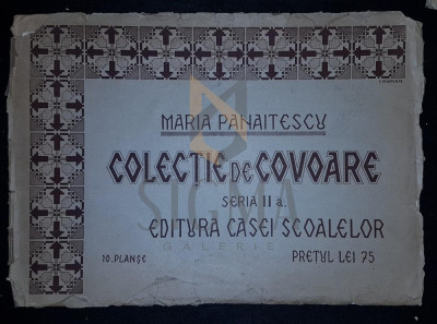 PANAITESCU MARIA, COLECTIE DE COVOARE (SERIA a-II-a, 10 Planse), Bucuresti foto