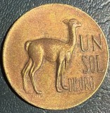 Cumpara ieftin MONEDA PERU, UN SOL DE ORO 1969/ BRONZ, 9,0 g / 28 mm./ MONEDA DIN POZE