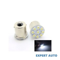 Bec 9 led smd tip cireasa ba15s 12v lumina alba jsun52 (pret/set) Alta marca Alt model #7 foto
