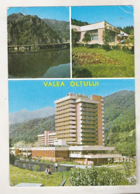 bnk cp Valea Oltului - Vedere - circulata - marca fixa foto