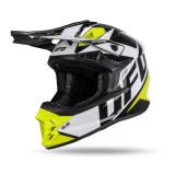 Cumpara ieftin Casca cross Ufo Plast Intrepid alb / negru / galben