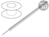 Cablu s&acirc;rmă Cu 30AWG PVDF gri 50m 300V Kynar