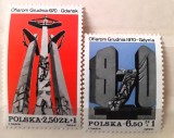 Polonia 1981 memorial al grevei muncitorilor 1970 serie 2v. Mnh, Nestampilat