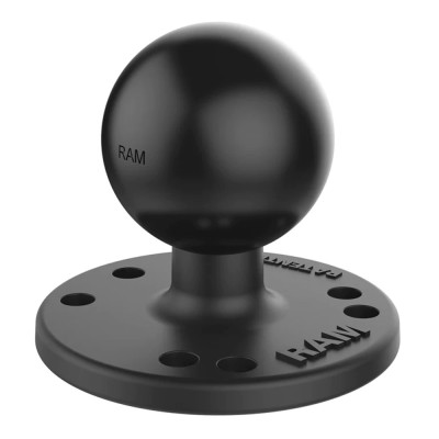 Baza cu Soclu Rotund si Bila RAM Mounts Round Plate with Ball - C Size foto