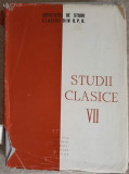 STUDII CLASICE VII-AL. GRAUR SI COLAB.