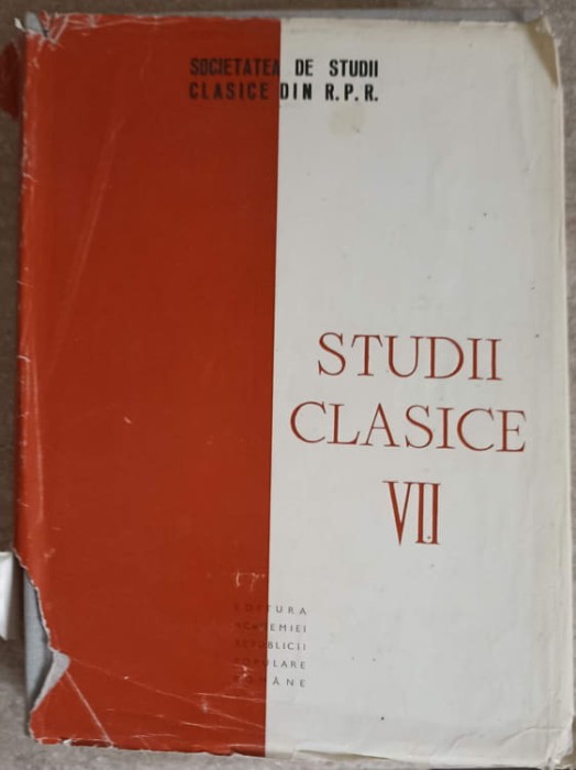 STUDII CLASICE VII-AL. GRAUR SI COLAB.-249558