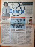 ziarul balanta noiembrie 2002- anul 1.nr. 1 - prima aparitie