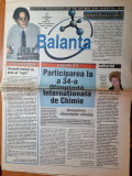 Ziarul balanta noiembrie 2002- anul 1.nr. 1 - prima aparitie